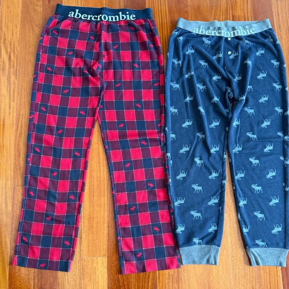 abercrombie kids Other - a&f Big Boys 2 Sleep Pj Pant Pajama Lot 2 Bottom Sz 15 / 16 Abercrombie & fitch
